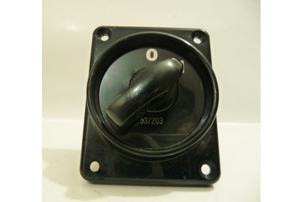 Black Rotary Switch, 537203,0/1, KI Electronics 